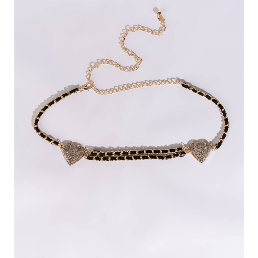 Women's HEARTS CHAIN BELT
